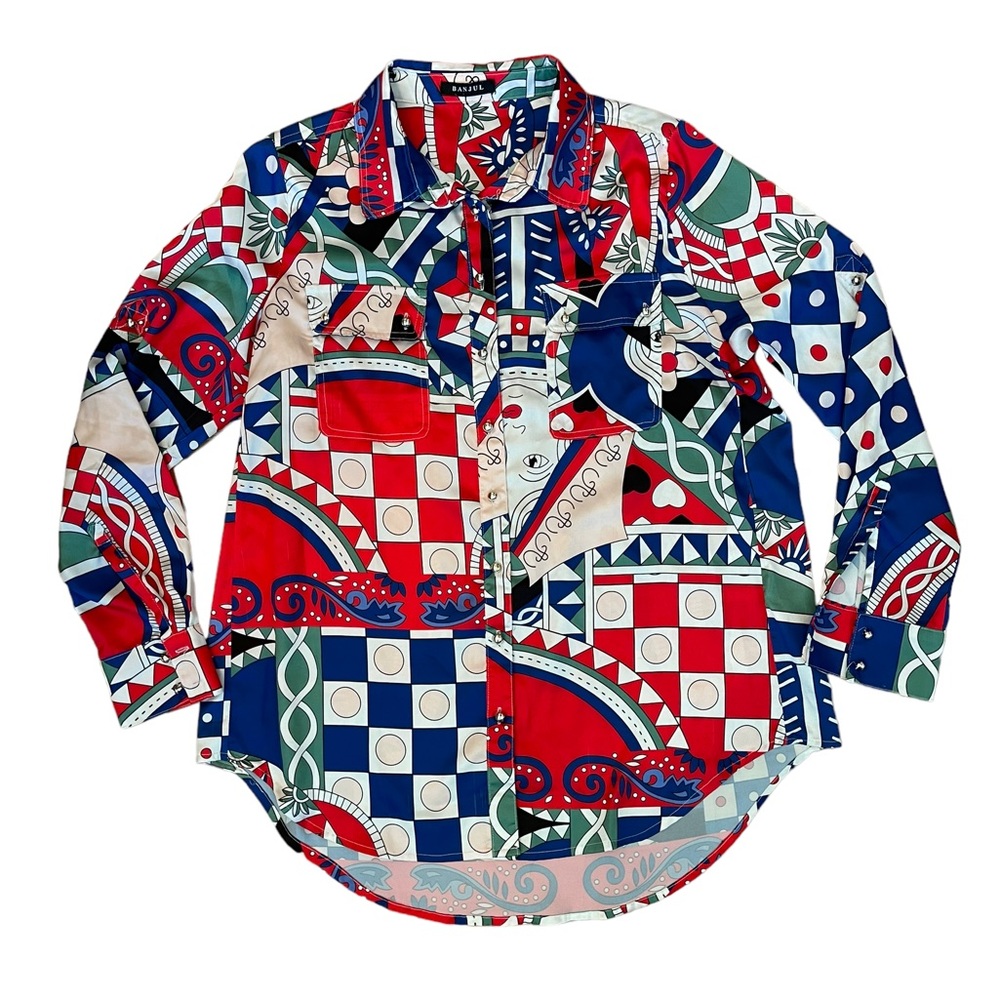 BANJUL BUTTON DOWN BLOUSE